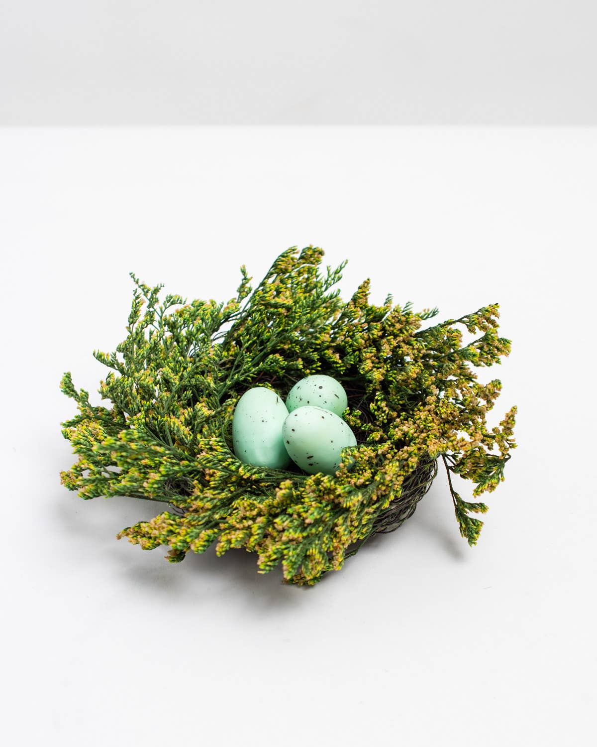 Robin Egg Nest Green/Light Blue 4.75x4.75x2