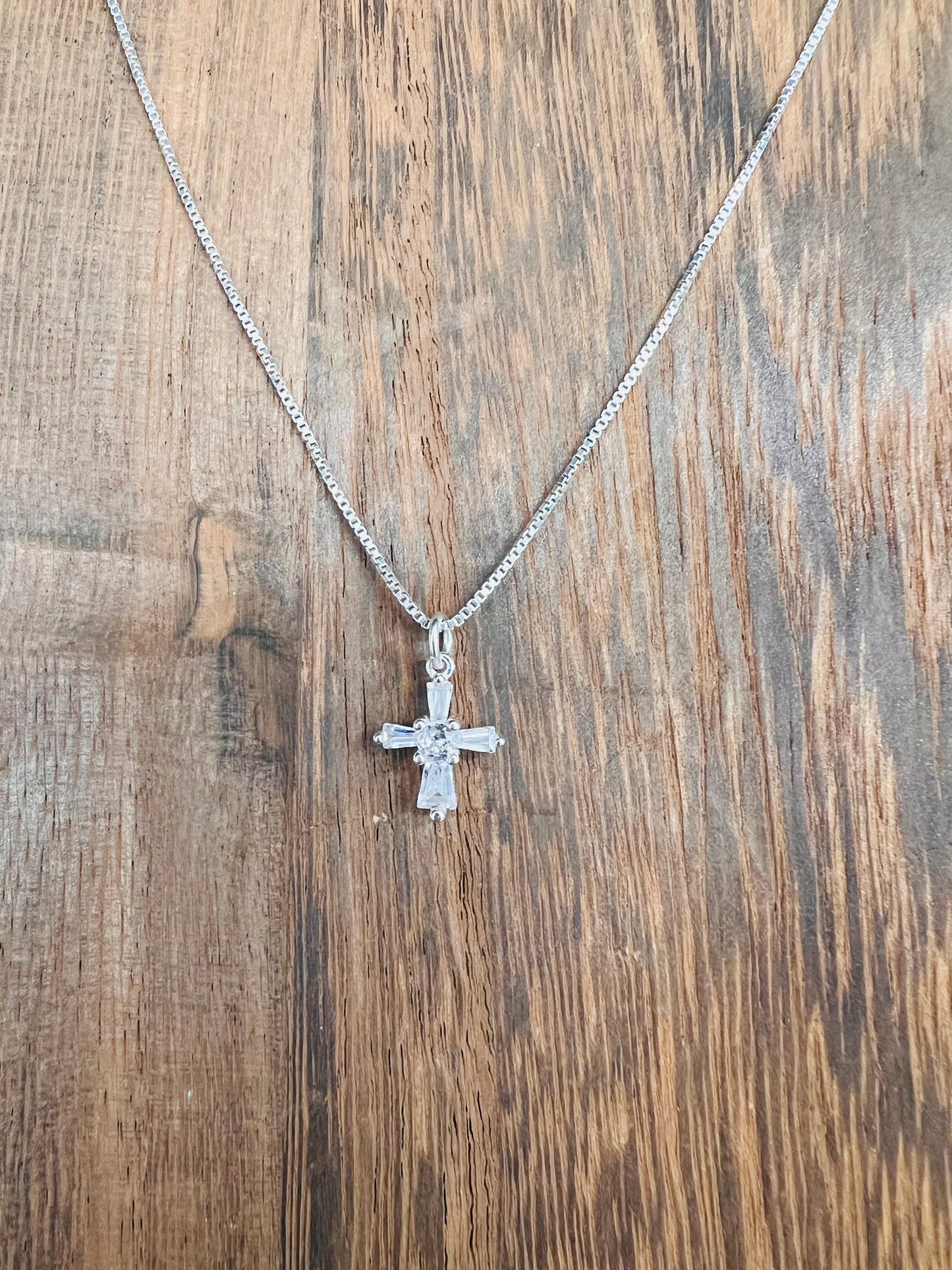 Tiny Cross Necklace
