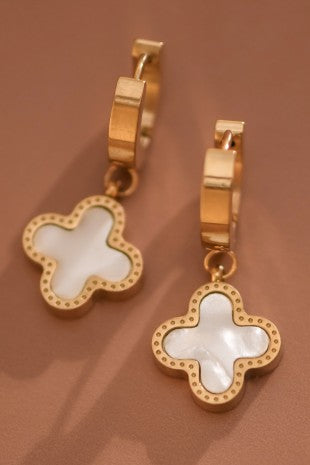 Clover Pearl Drop ER