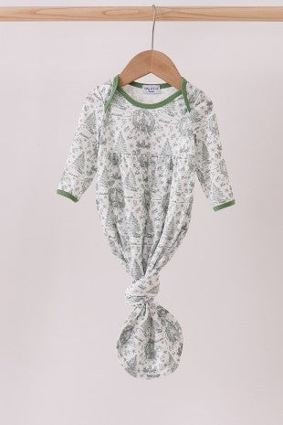 Christmas Tree Print Gown