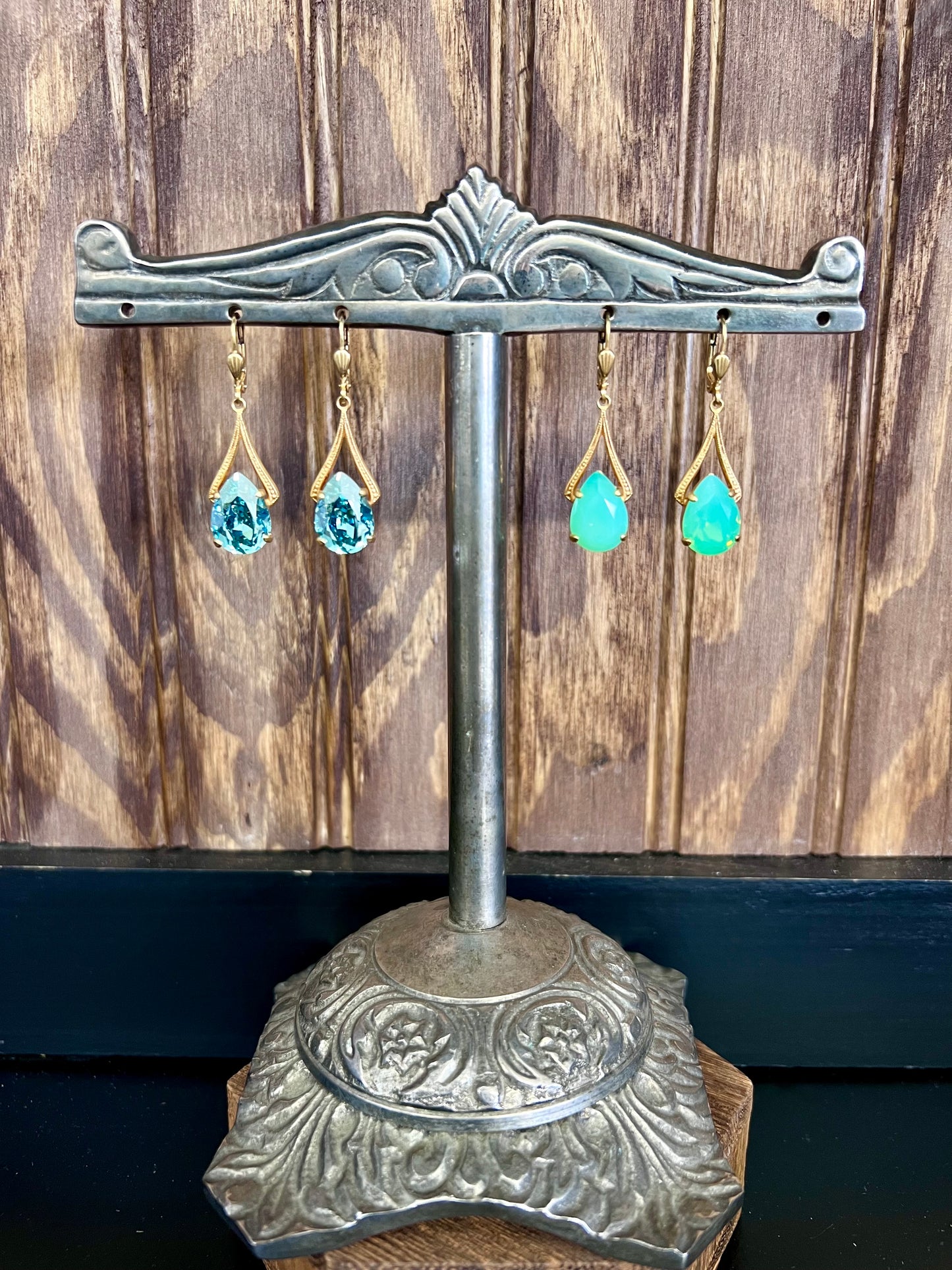 Crystal Teardrop Earring