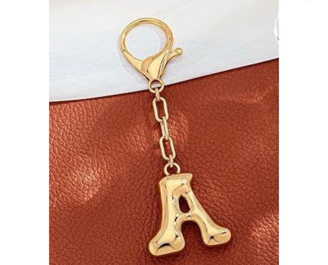 Bubble Letter Keychain