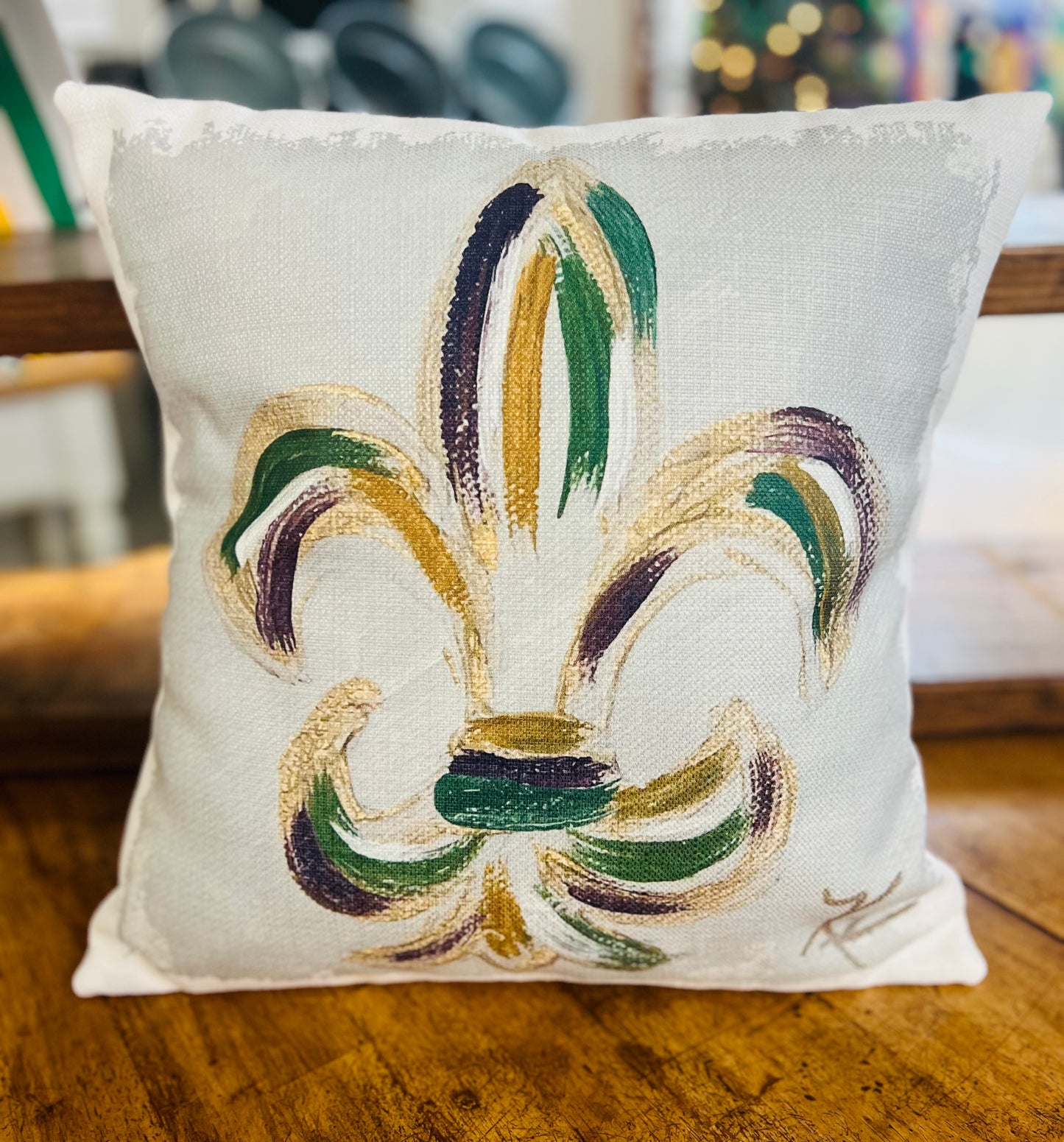 Mardi Gras Pillow