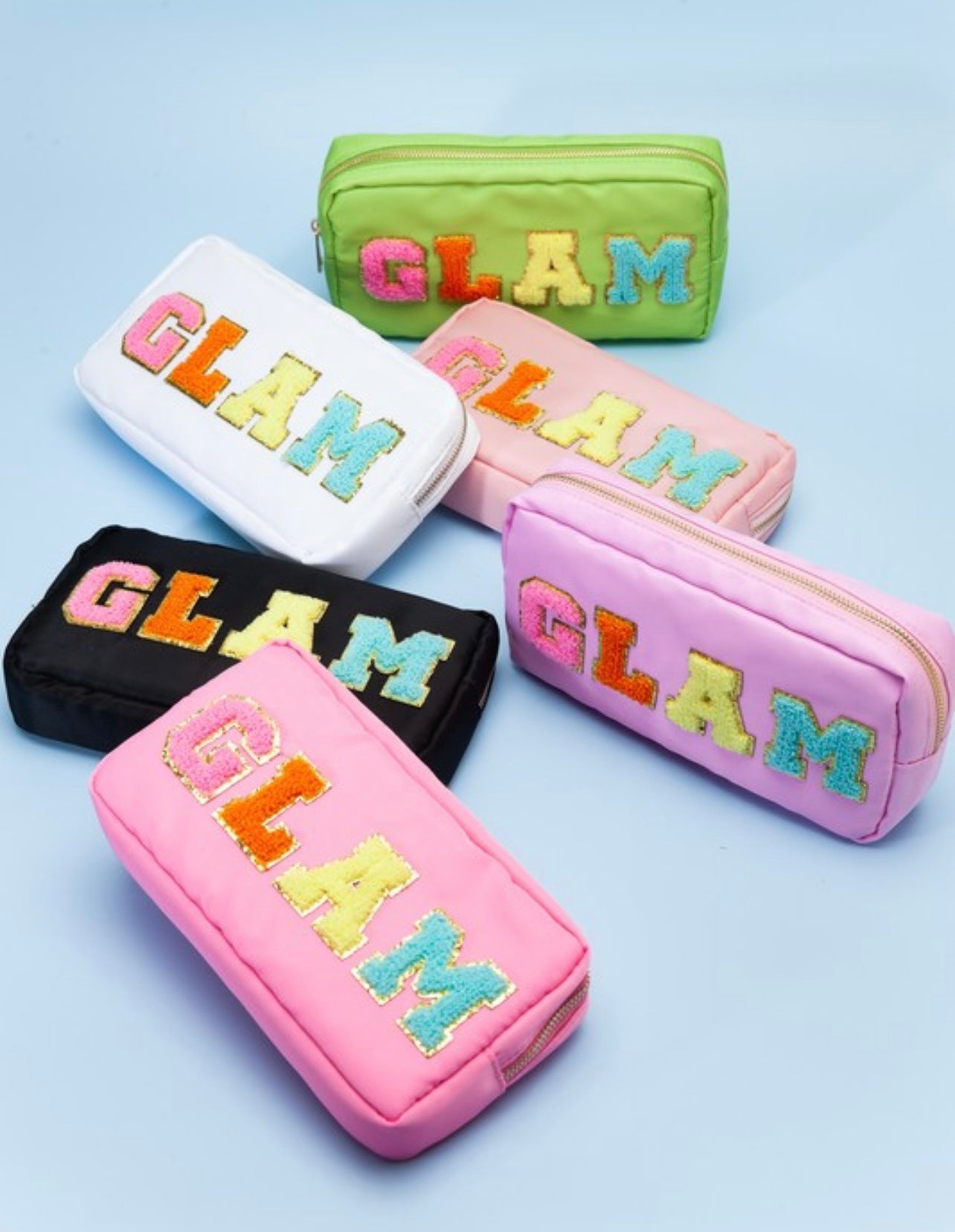 Varsity Letter Cosmetic Bag