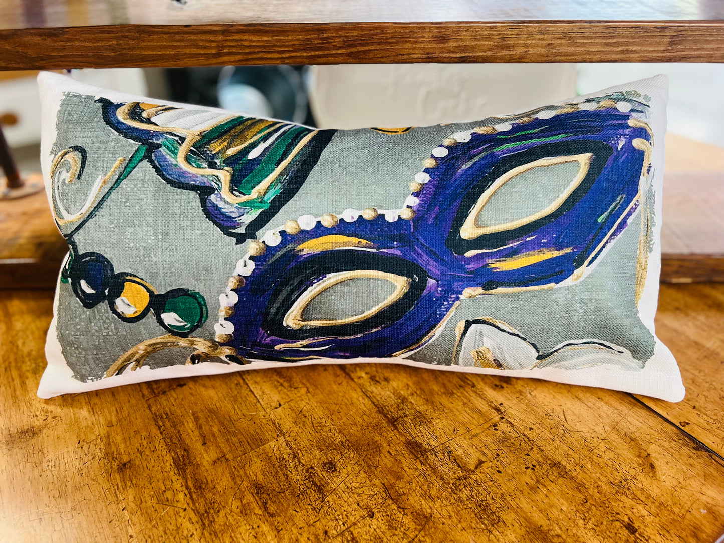 Mardi Gras Pillow