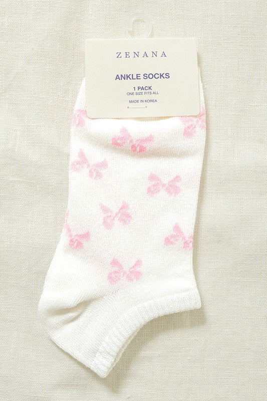 Bow Ankle socks