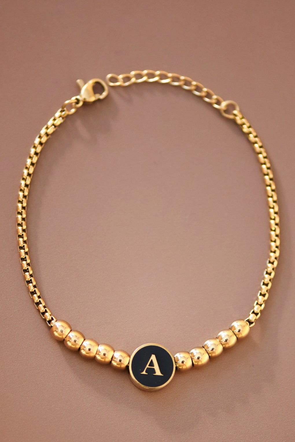 Gold Initial Bracelet