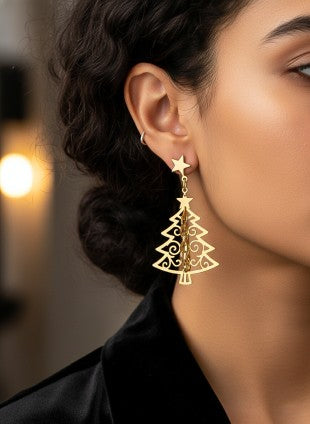 Christmas Tree Earring
