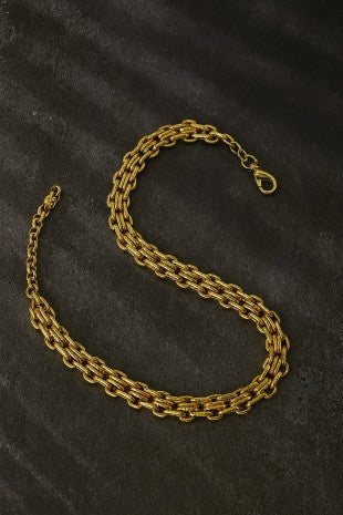 18k Chunky Link Necklace