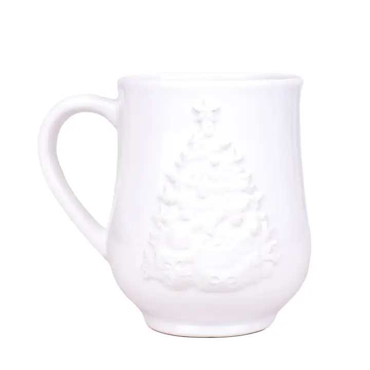 Tree Embossed Coffee Mug