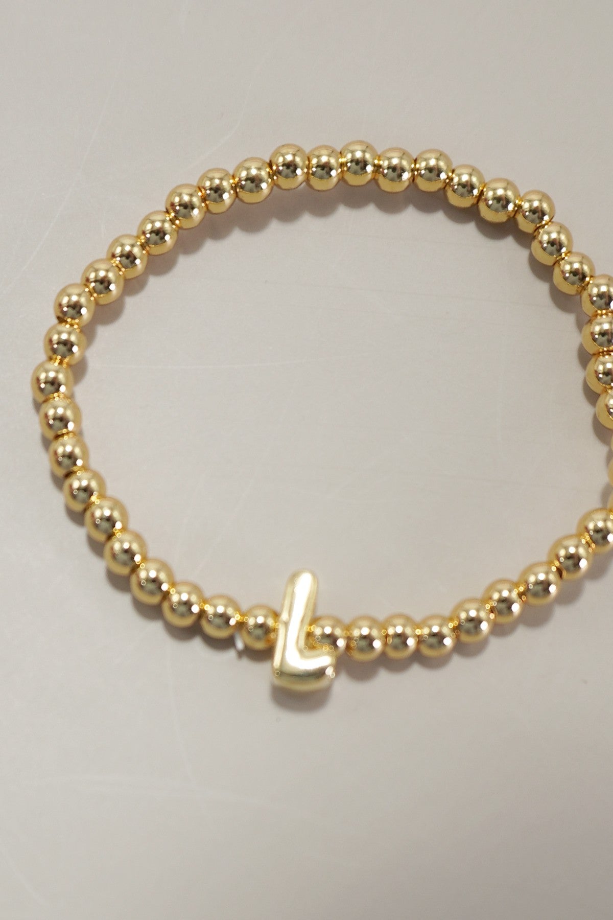 Initial Bubble Bracelet