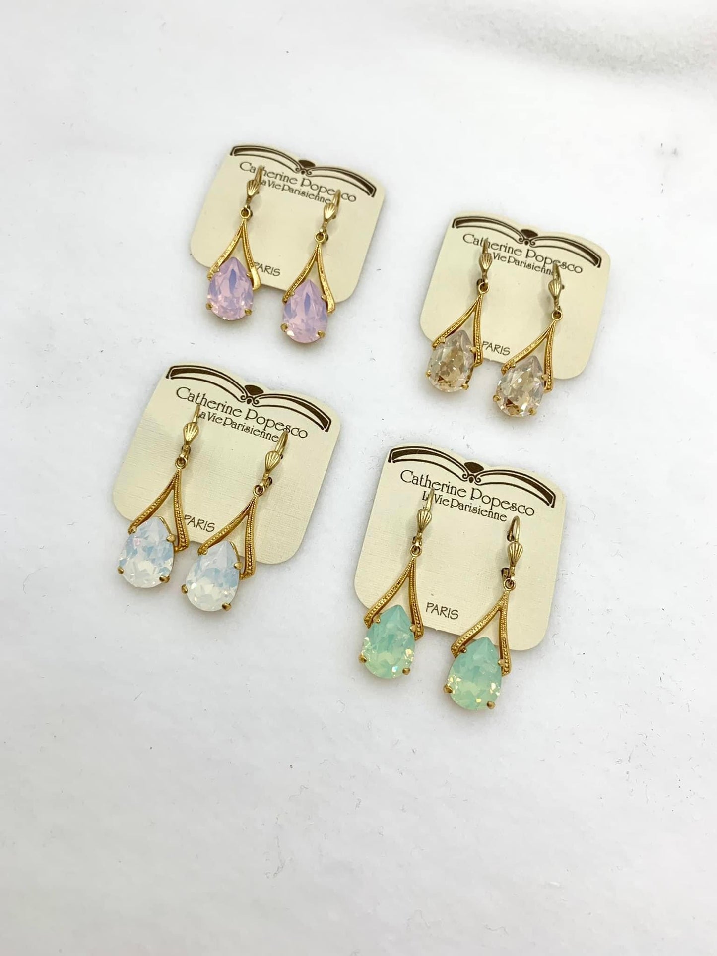 Crystal Teardrop Earring