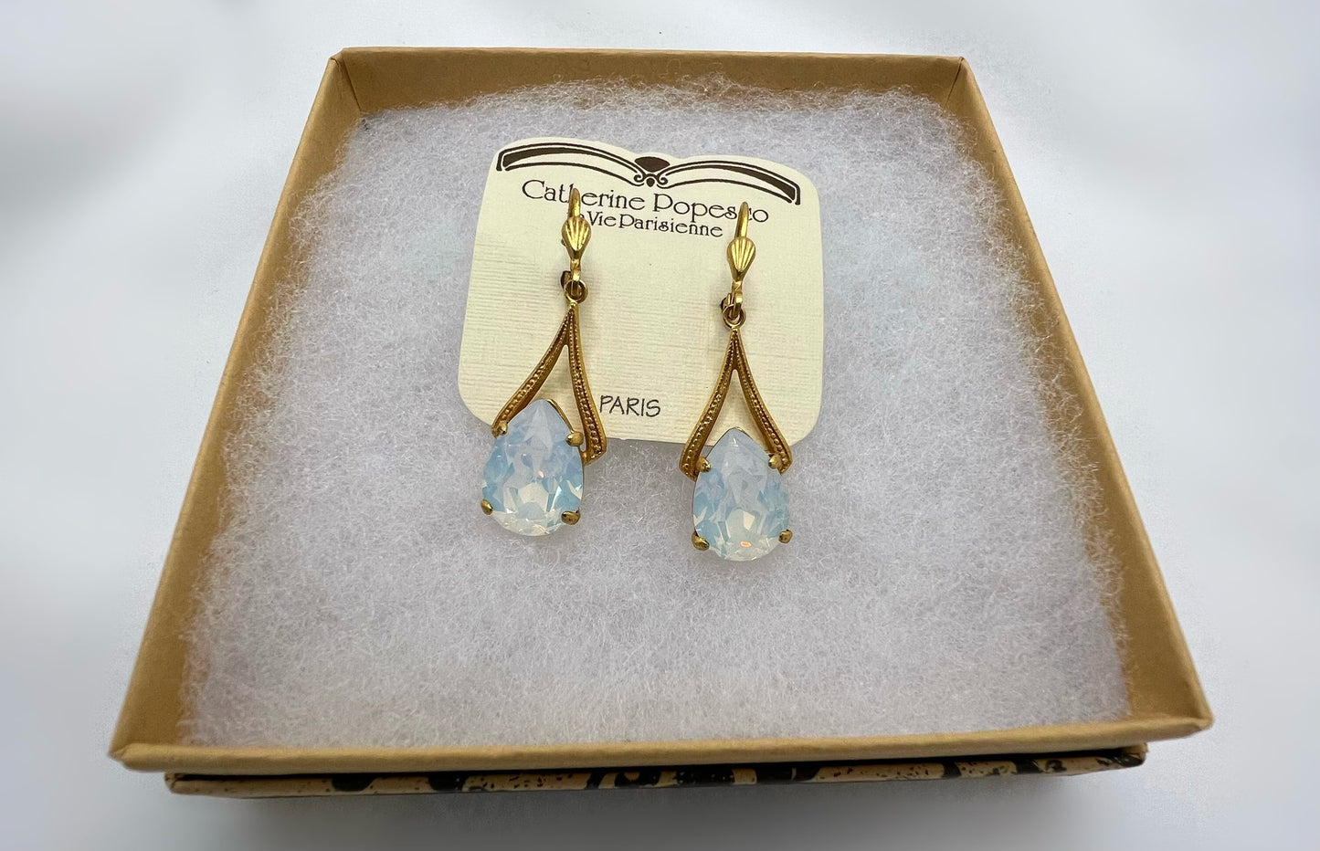 Crystal Teardrop Earring