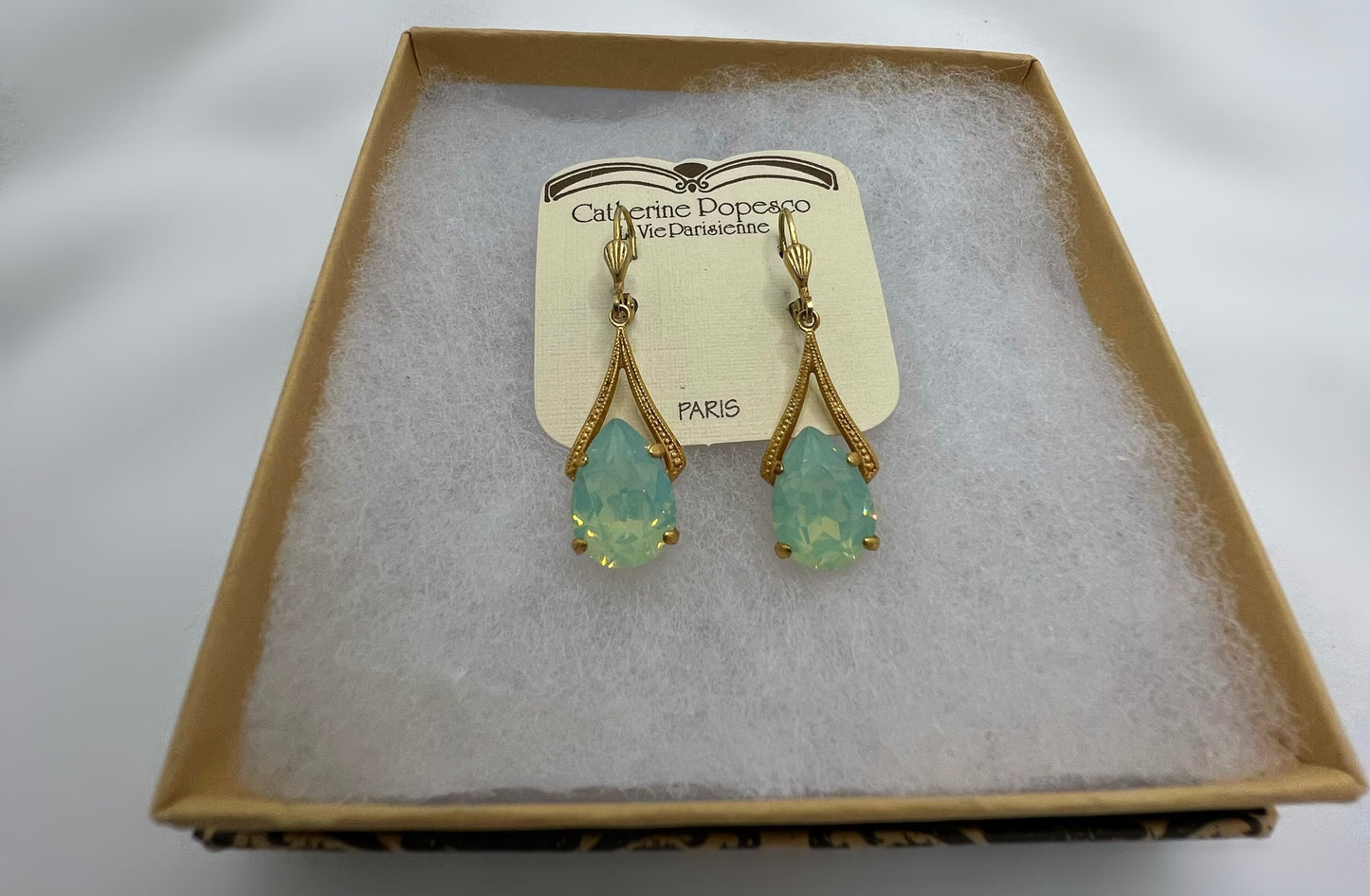 Crystal Teardrop Earring