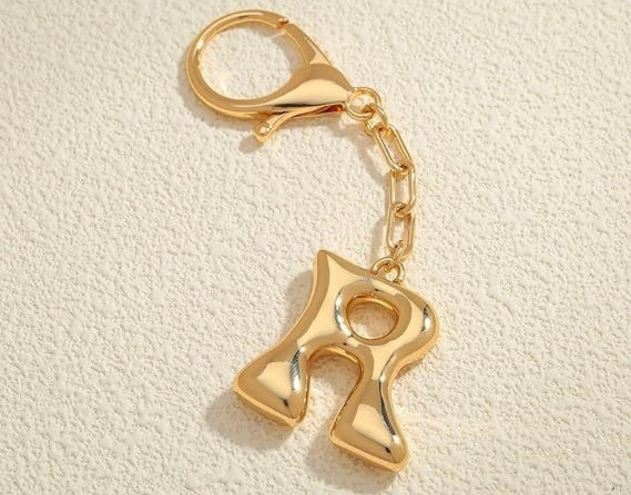 Bubble Letter Keychain