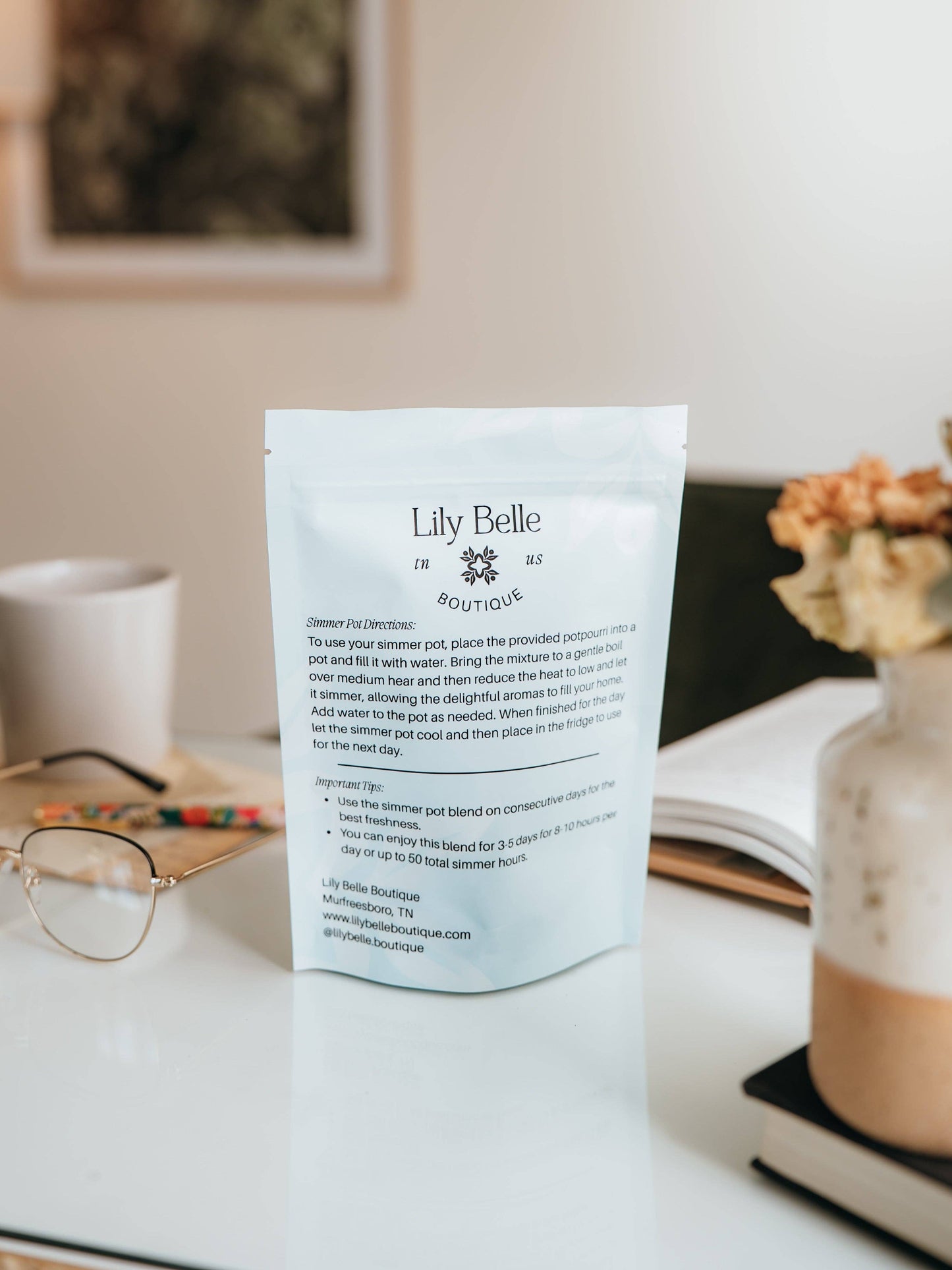 Energy Focus Simmer Pot | Lemon Lime Peppercorn Bay Leaves