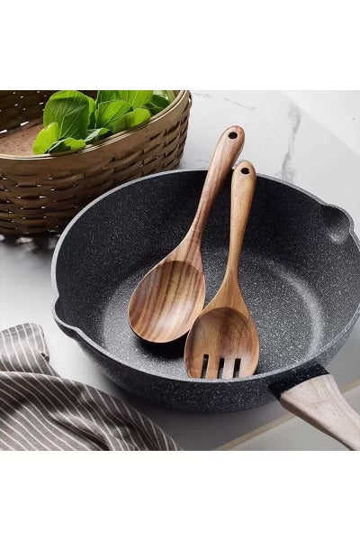 Natural Wood Cooking Utensil Set