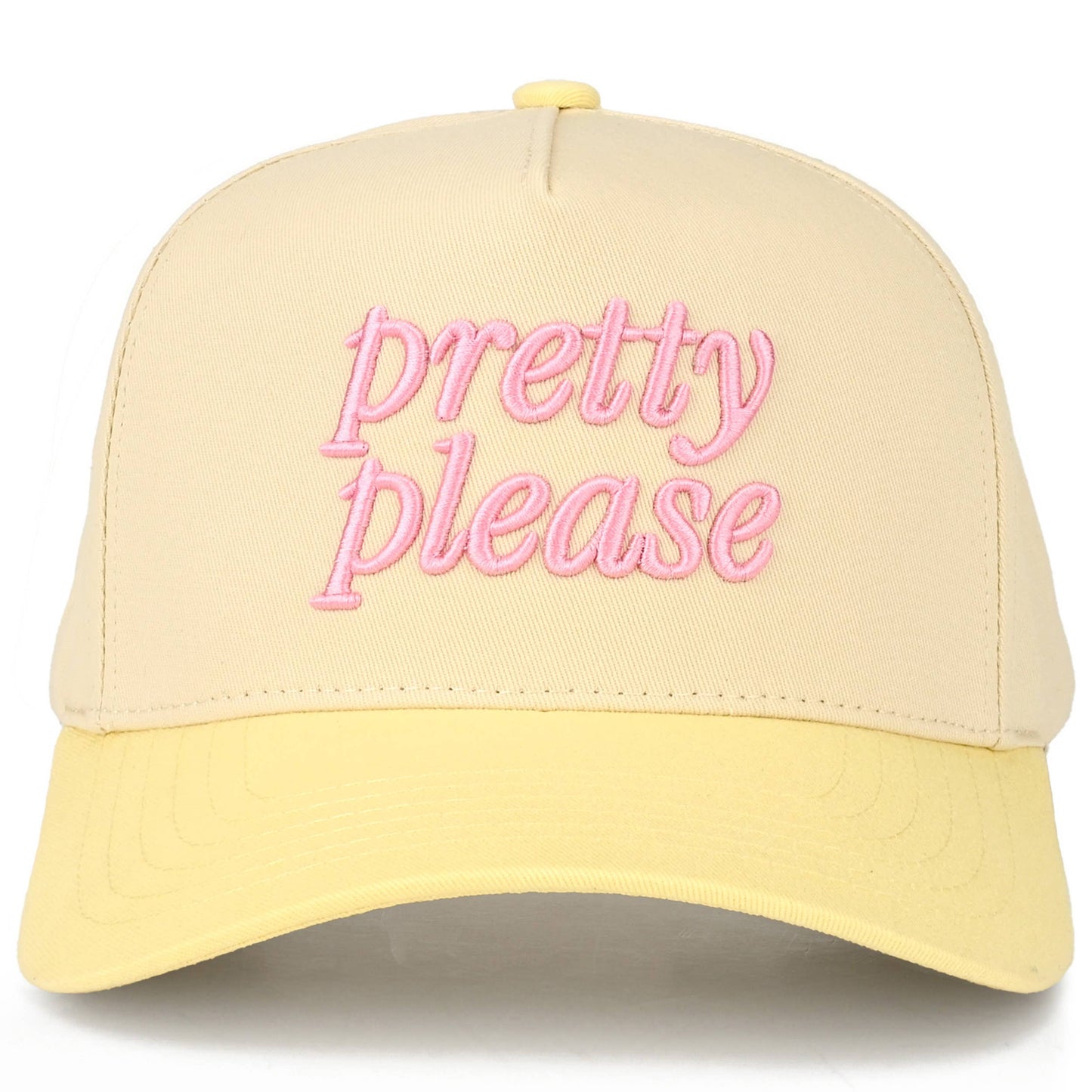 PRETTY PLEASE Embroidered Trucker Hat