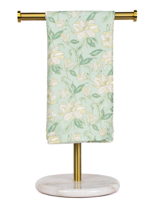 Magnolia Kitchen Towel   Misty Blue/Multi   15x25