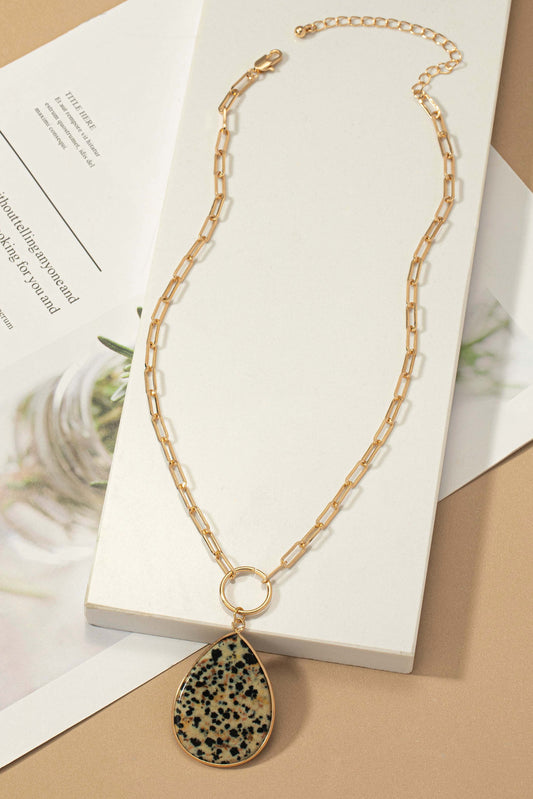 Stone Pendant Necklace
