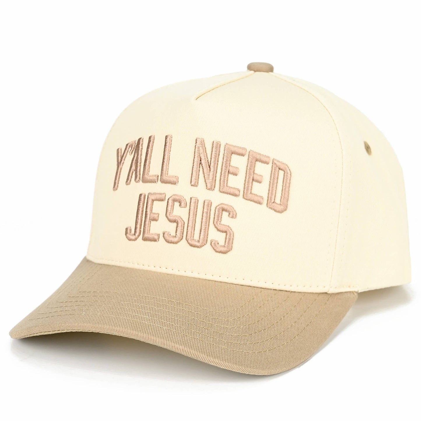 Y'ALL NEED JESUS Embroidered Trucker Hat