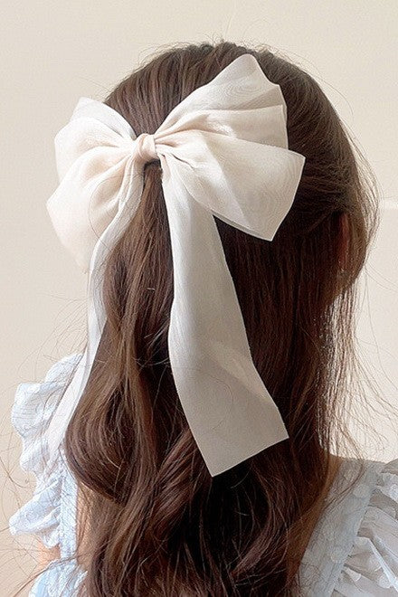 ORGANZA BOW CLIP