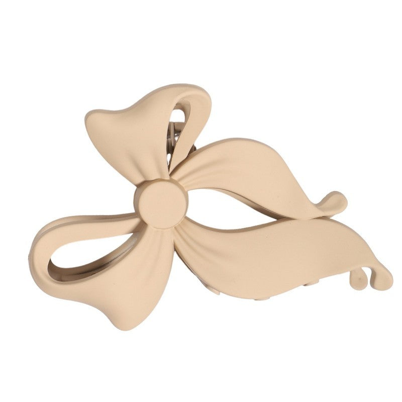 Large Bow Matte Hair Clip