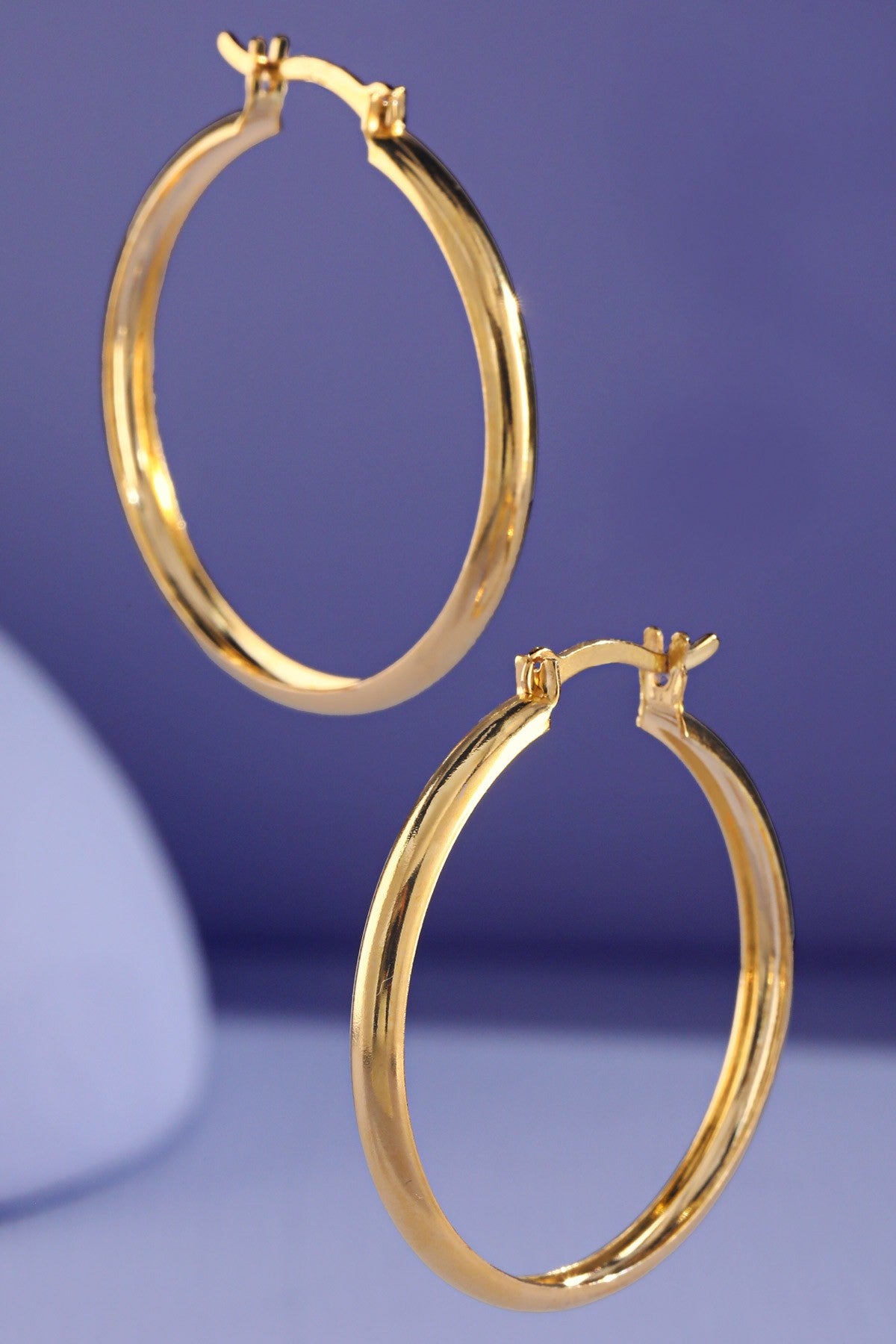18k GF Hoop Earrings