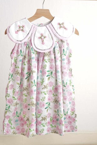 Easter Cross Floral Dress
