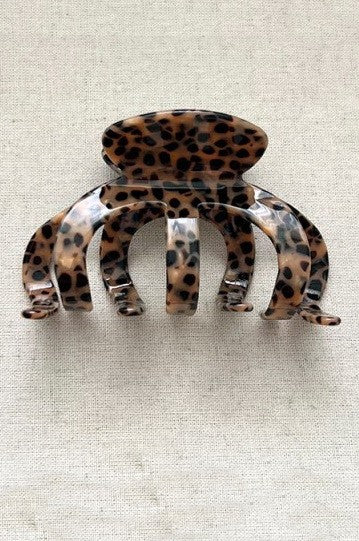 Leopard hair clip