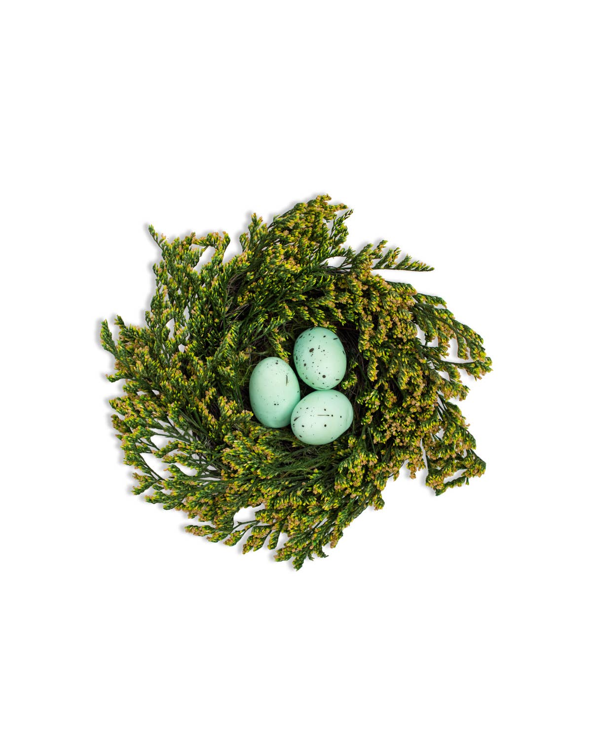 Robin Egg Nest   Green/Light Blue   4.75x4.75x2
