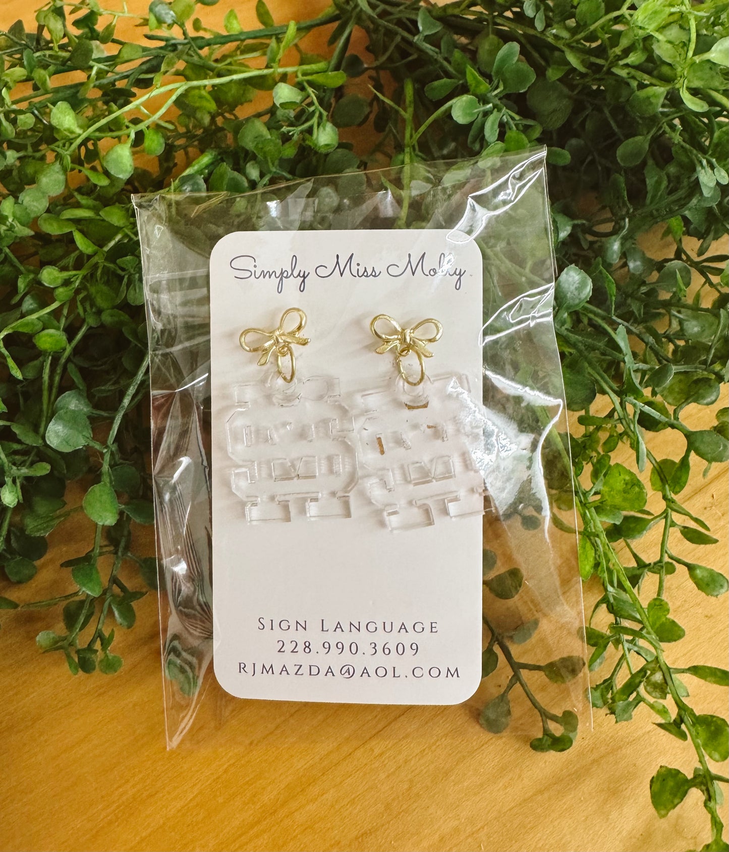 MSU earring
