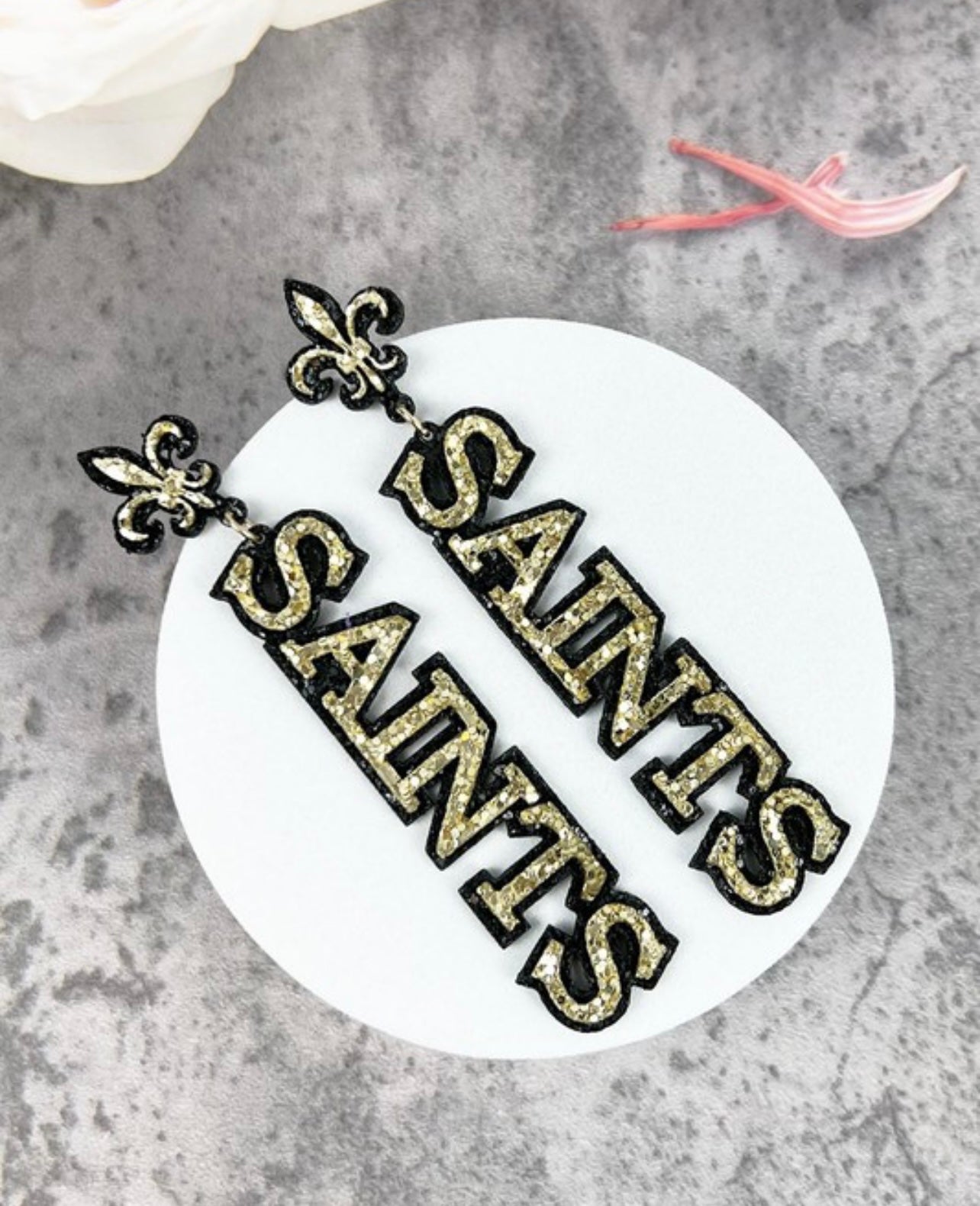 Saints Glitter Post