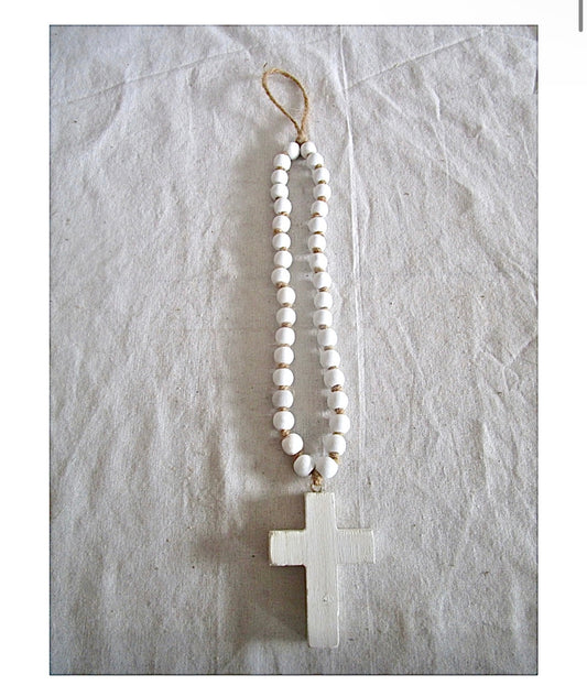 Medium White Blessing Beads