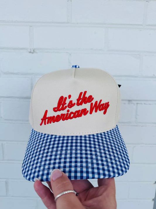 IT'S THE AMERICAN WAY Trucker Hat