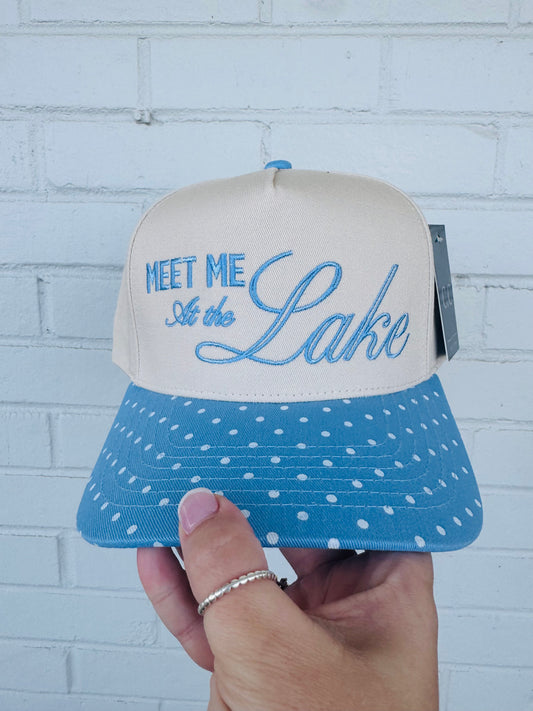 MEET ME AT THE LAKE Trucker Hat