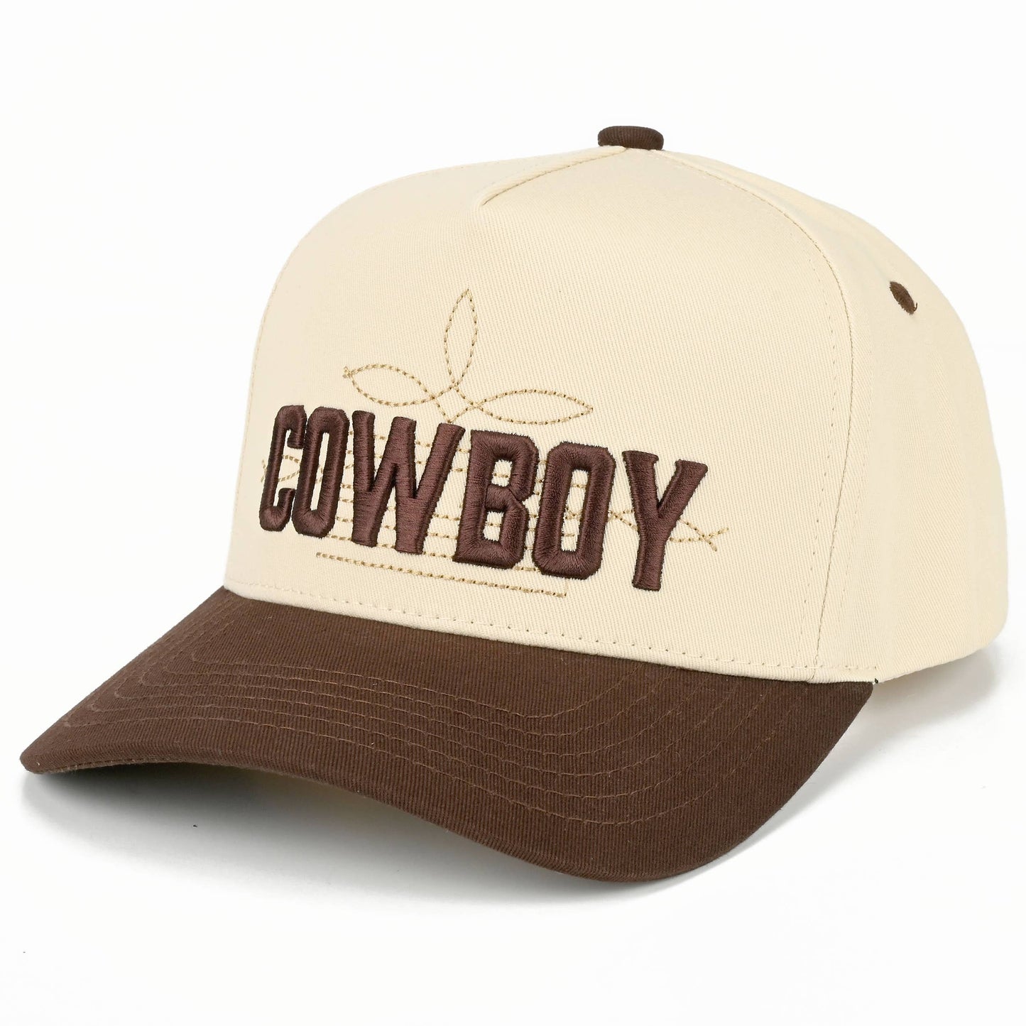 COWBOY Embroidered Two Tone Trucker Hat