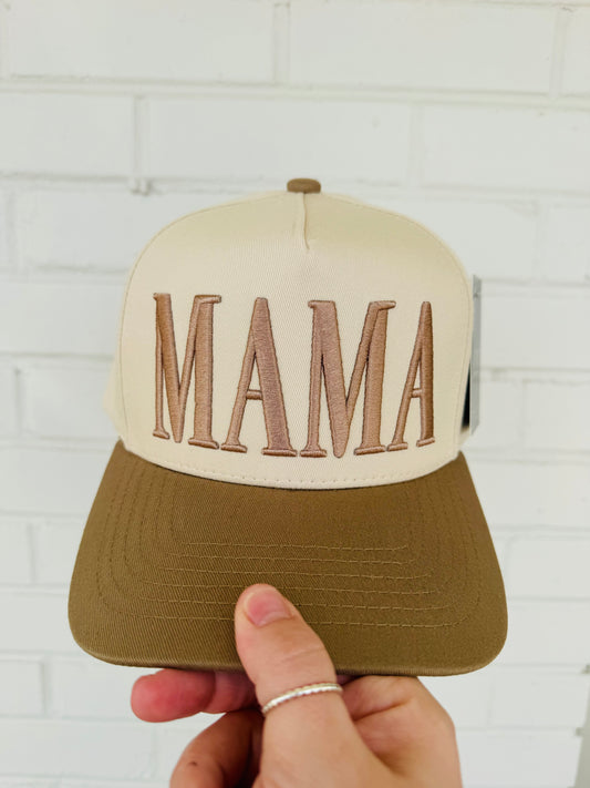 MAMA embroidered Snapback Trucker Hat