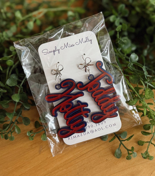 Hotty Toddy Earring