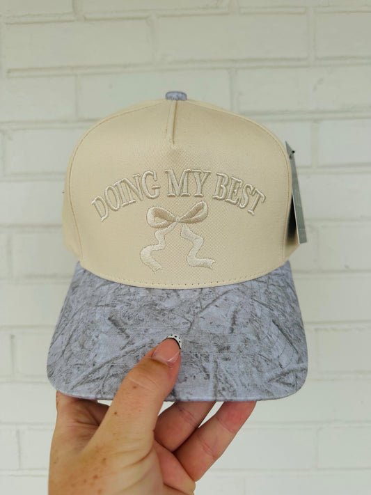 DOING MY BEST Trucker Cap