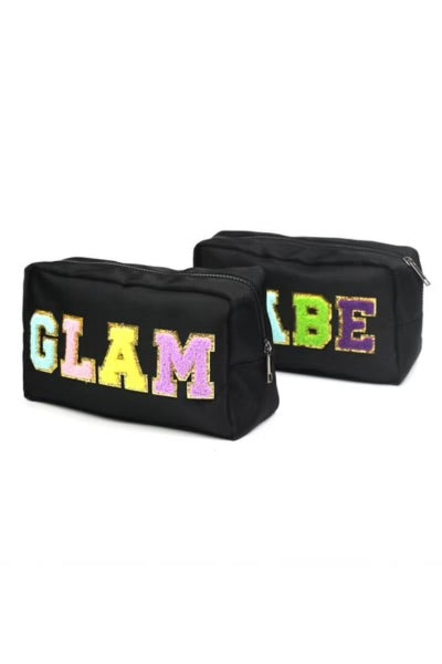 Varsity Letter Cosmetic Bag