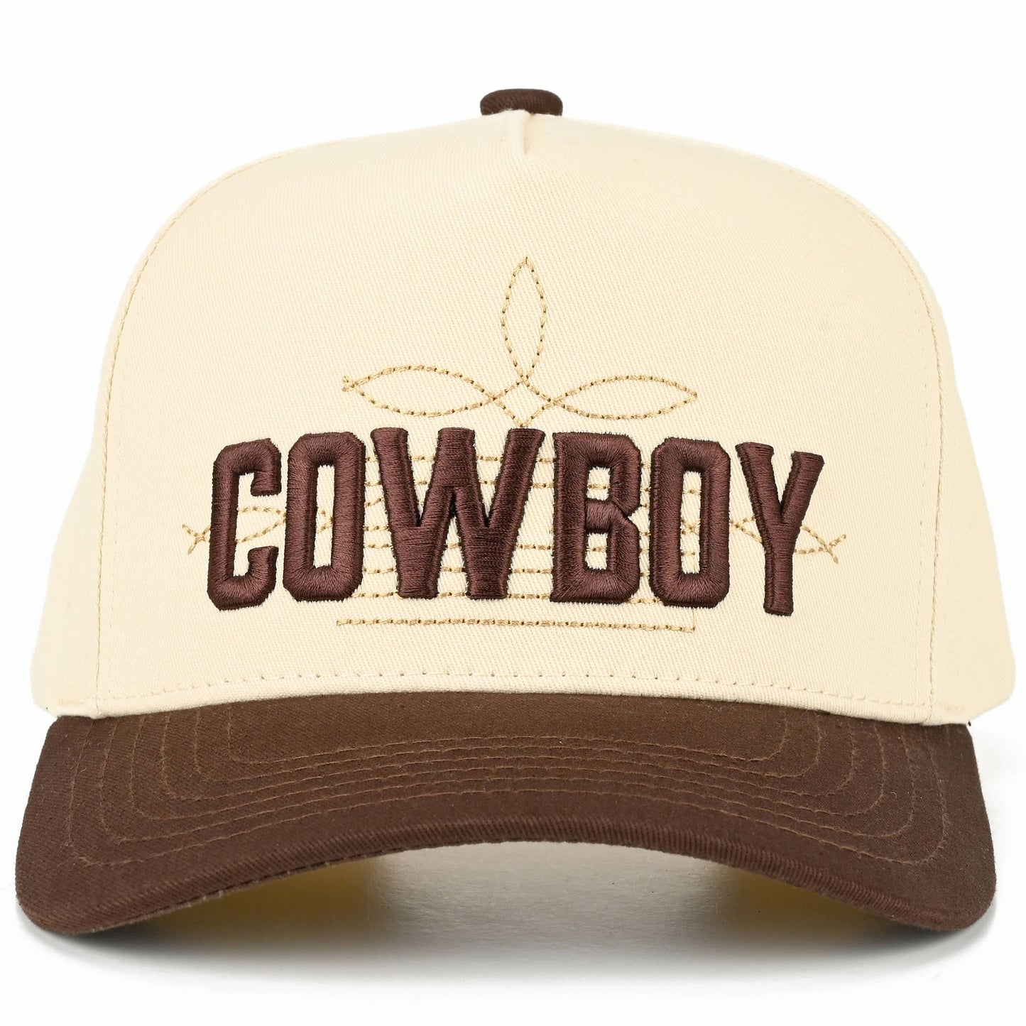 COWBOY Embroidered Two Tone Trucker Hat