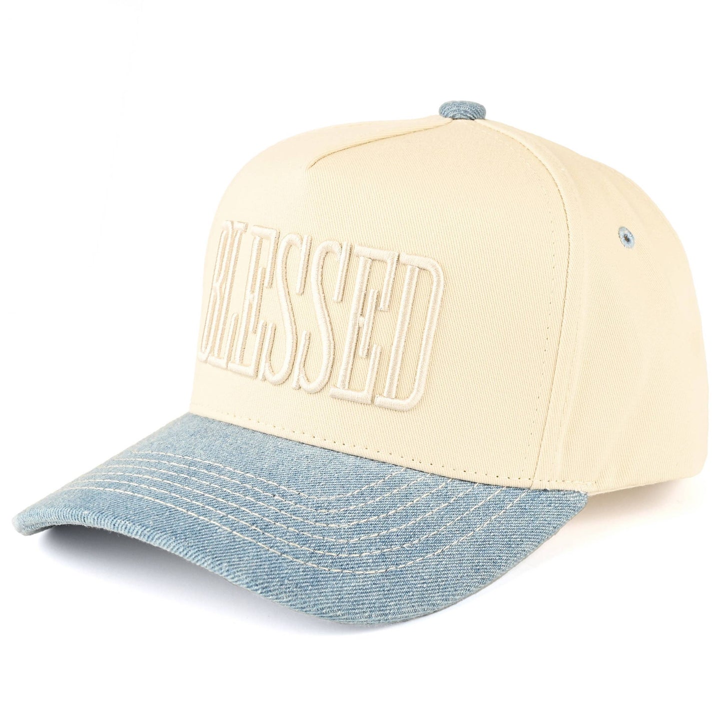 BLESSED Embroidered Trucker Hat
