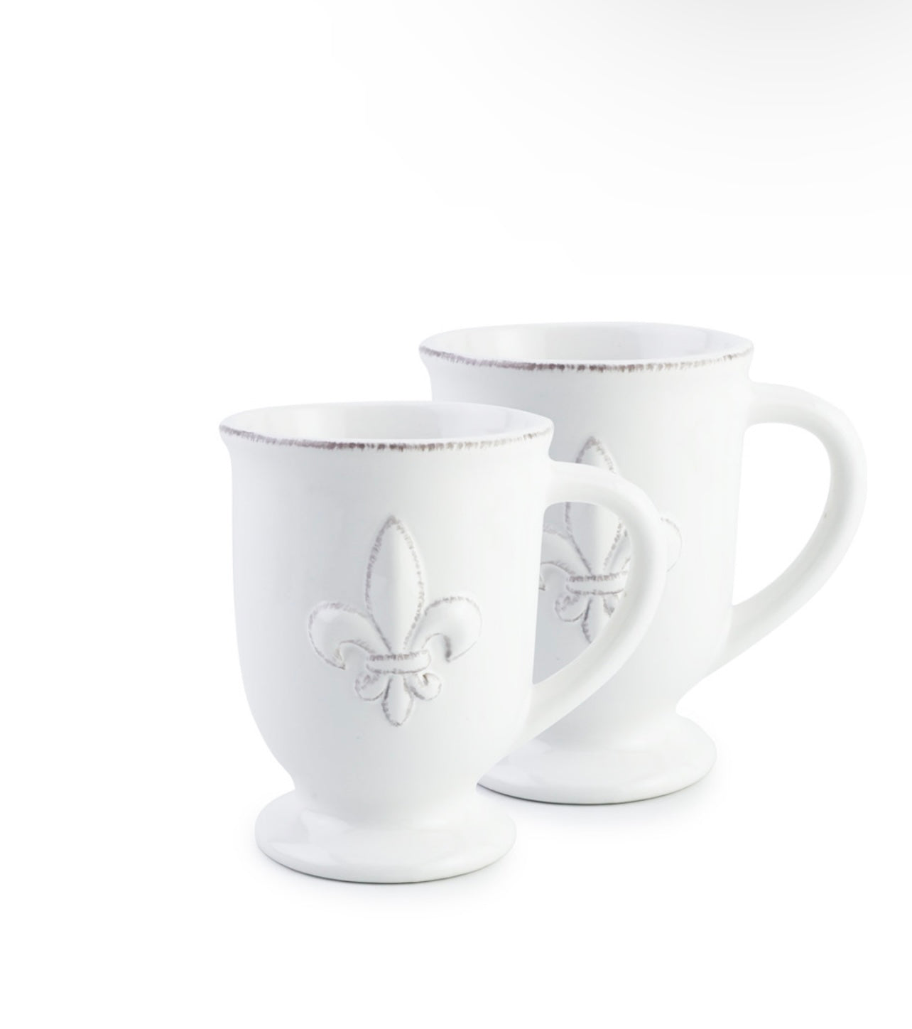 Royal Cups Set of 2 Fleur De Lis