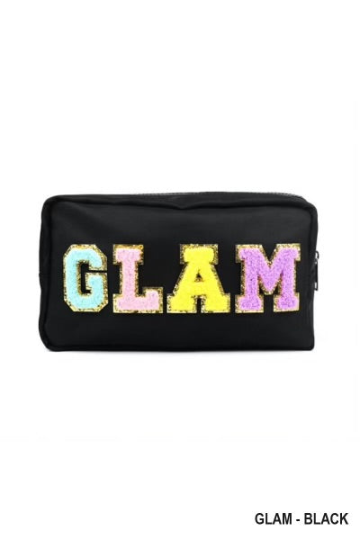 Varsity Letter Cosmetic Bag