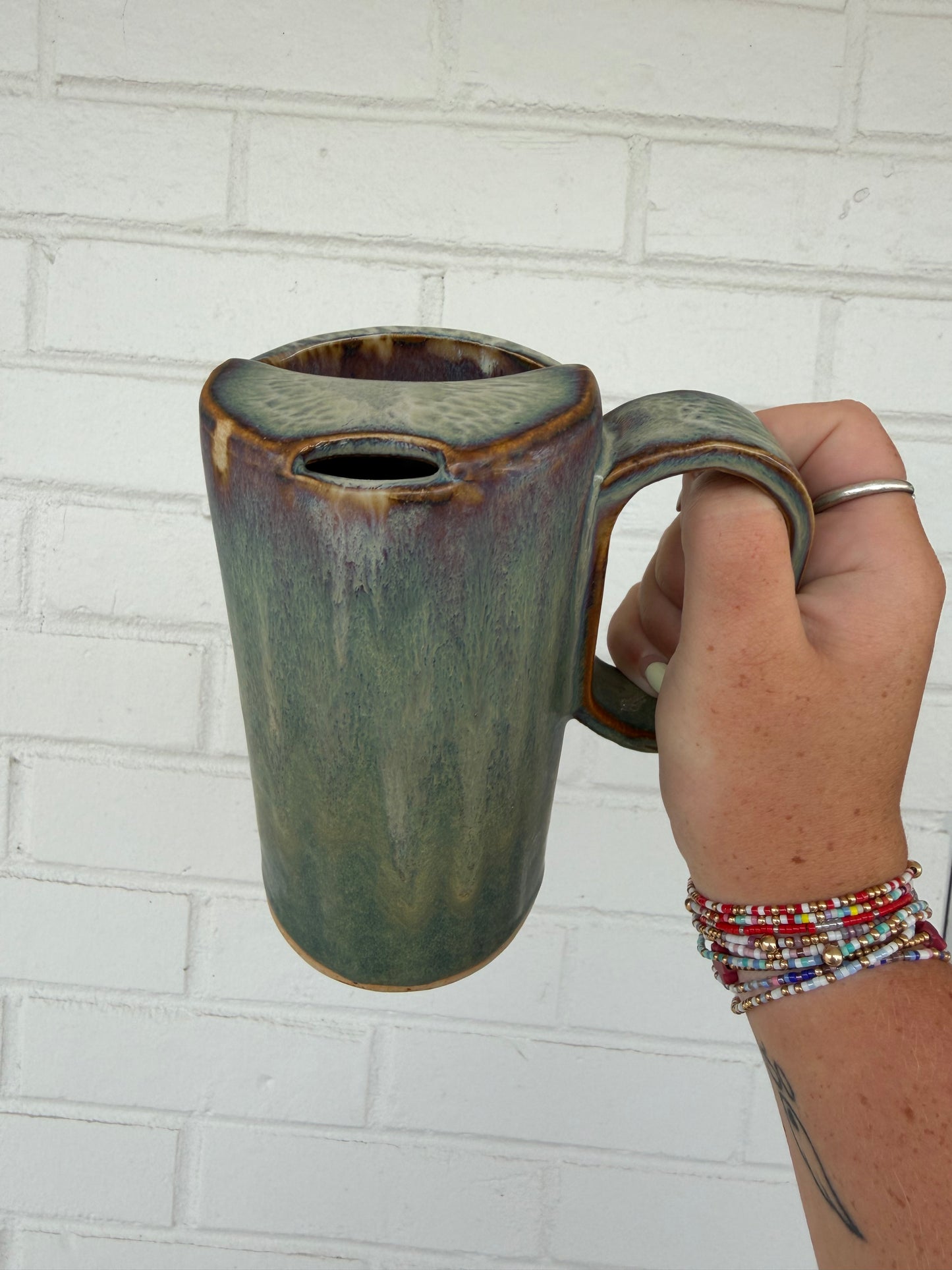 Travel Mug 16 oz - Stoneware Pottery