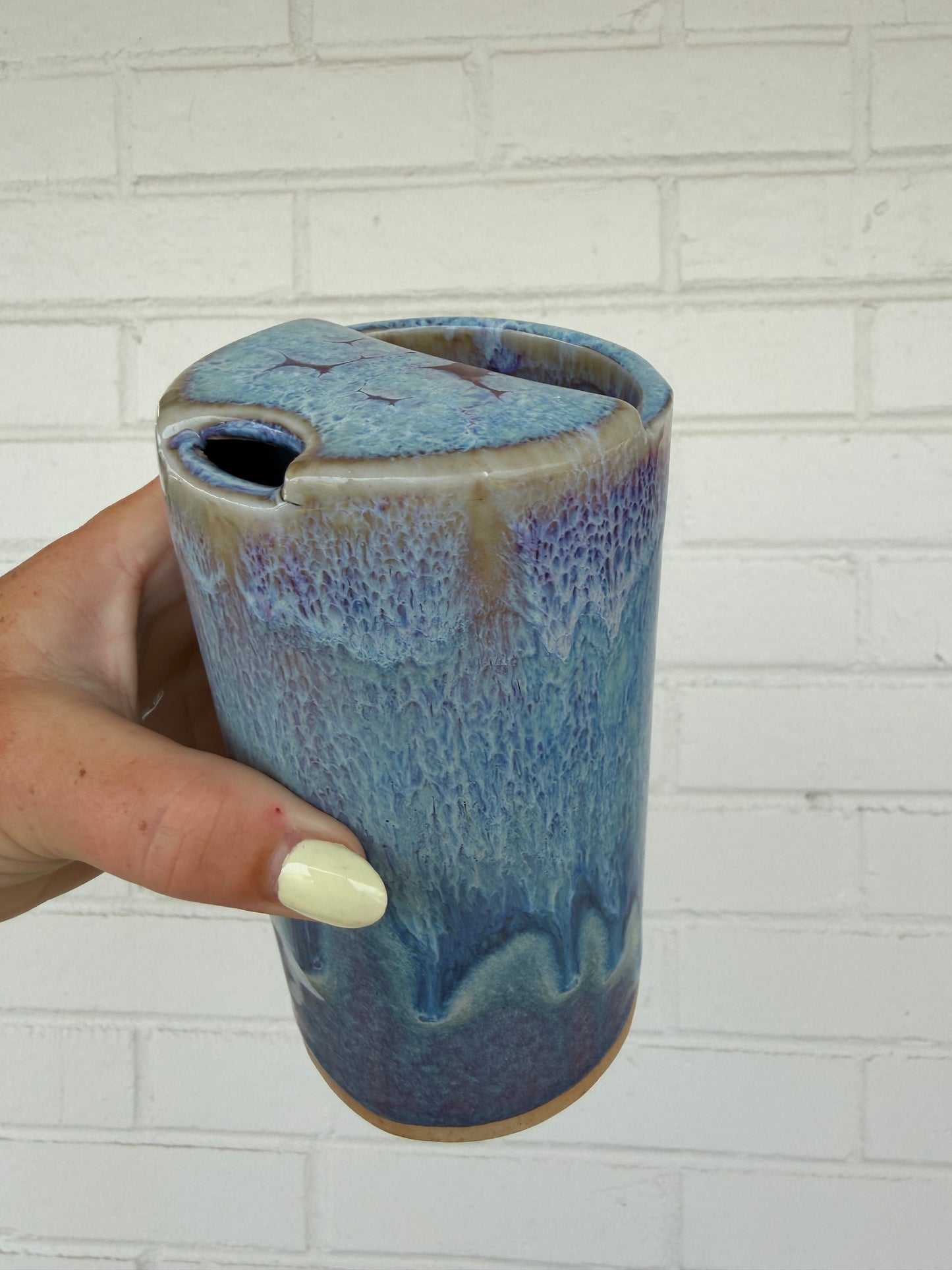 Travel Tumbler 16 oz - Stoneware Pottery