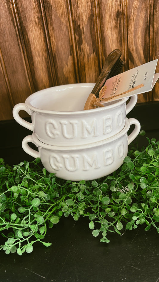 Gumbo Double Handle Bowl