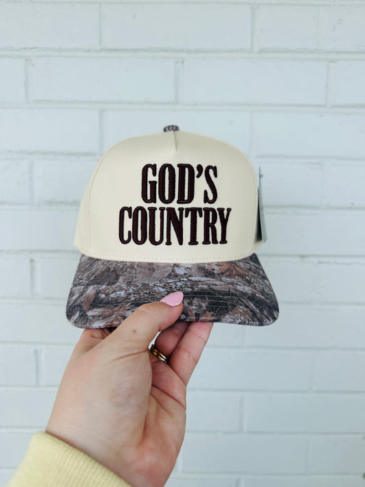 GOD'S COUNTRY Trucker Hat