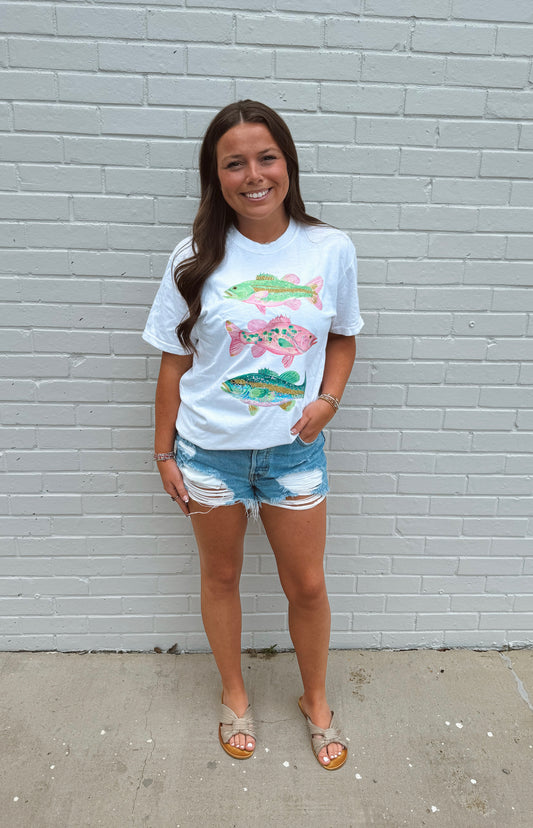 Girly Fisherman Graphic Tee